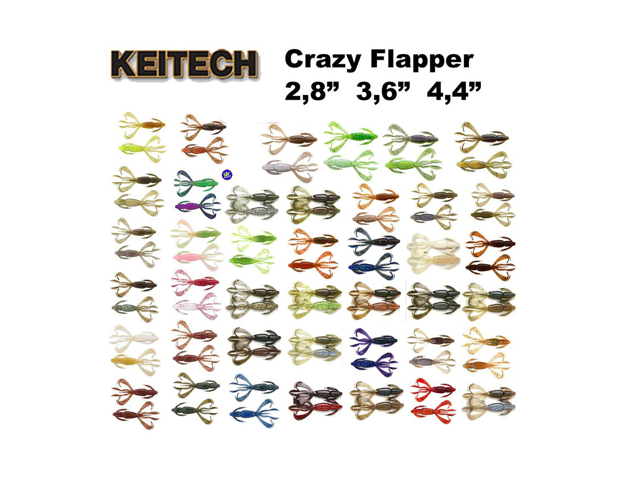 Keitech Crazy Flapper 5 cm